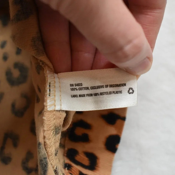 Baby Gap Corduroy Leopard Dress Sz 2T Bow 100% Cotton Animal Cheetah - Picture 7 of 11